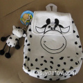 Mochila de animales de felpa de vacas